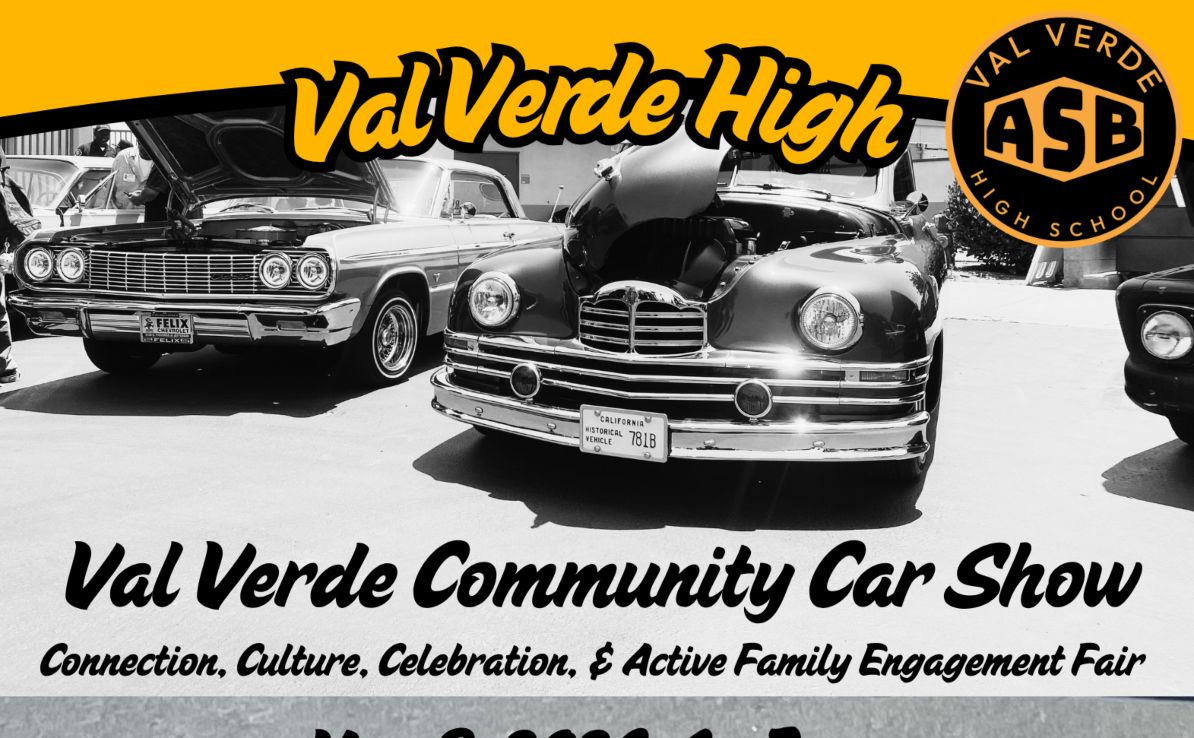Val Verde Community Car Show partial flyer May 2026